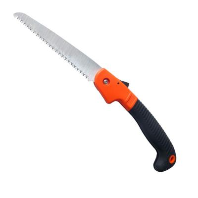 China Wood Folding Hand Saw Professional Camping Foldable Pruning Saw With Razor Tooth Sharp Blade Solid Handle for sale