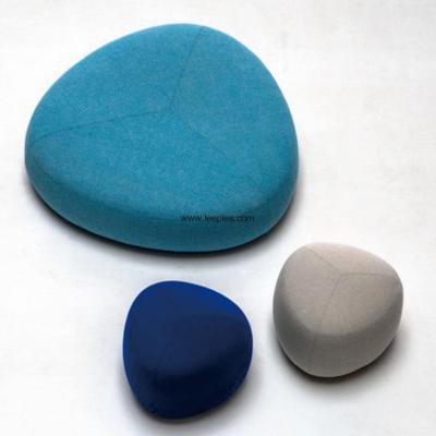 China Creative Small Fashion Creative Cobblestone Leisure Fabric Ottoman,Color Optional. for sale