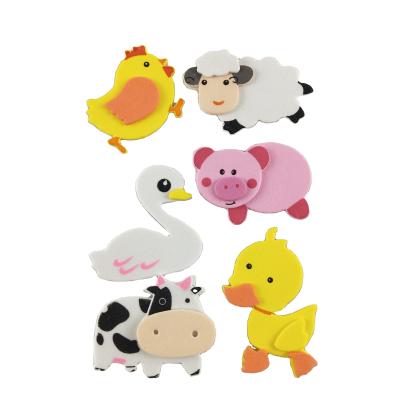 China foam stickers foam animal stickers for sale