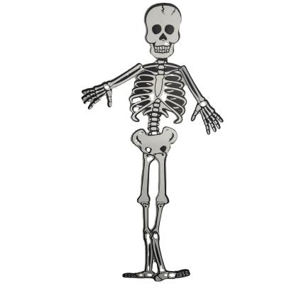 China Halloween Foam Stickers Halloween Foam Skeleton 85cm For Kids Party Decoration Halloween Front Door Decor for sale