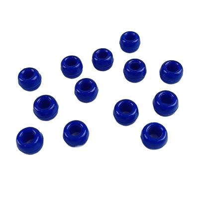 China Bead crafts are for fun for all Pony Beads - plastic - opaque blue - 9mm -1000 pieces - great value for sale