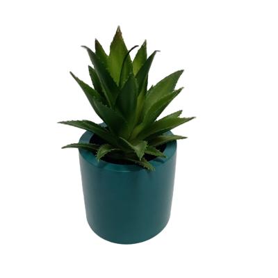 China Solid Geometry Minimalist Style Succulent Planter Flowerpot Concrete Cement Flower Planter for Home and Garden for sale