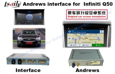 China De Autointerface van INFINITI Q50 Android met WIFI/Bluetooth 3G/Rearview Camera Te koop