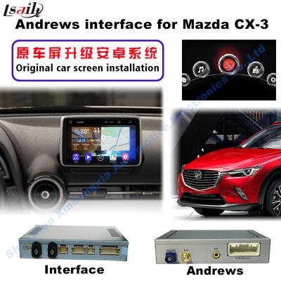 Cina PARTE POSTERIORE 2016 di DVD della CX -3 TV dell'interfaccia di navigazione di Mazda video DVR in vendita