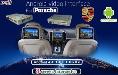 China Porsche 3.0m multimedia van de EEKHOORNTJESBROODauto zet/audio videointerface, Android/IOS Spiegelverbinding om Te koop