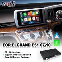 Κίνα Διεπαφή βίντεο Lsailt Carplay Android Auto για Nissan Elgrand E51 Series 3 2007-2010 προς πώληση