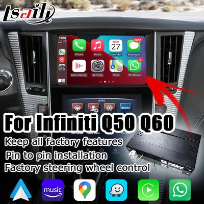 China SCHIRM-Projektionsmedien Infiniti Q50 Q60 schließen drahtlose carplay androide Selbstan zu verkaufen