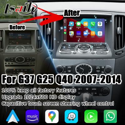 China Videoschnittstellenkasten bedienungsfertigen moduls Infiniti G37 G25 Q40 drahtlosen carplay androiden Selbst zu verkaufen