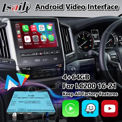 Cina Video interfaccia di Android Carplay per il Toyota Land Cruiser LC200 VXR Sahara in vendita