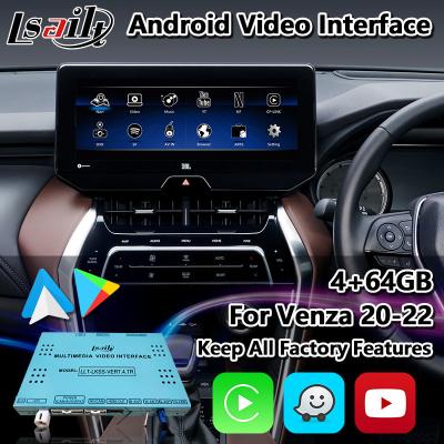 China Toyota Venza 2020-2023 Android Multimedia Video Interface With Wireless Carplay for sale