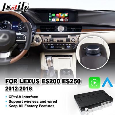 China Interface sem fio Android Auto Carplay para Lexus ES250 ES200 ES350 ES300h ES 250 200 Controle de botões 2012-2018 à venda