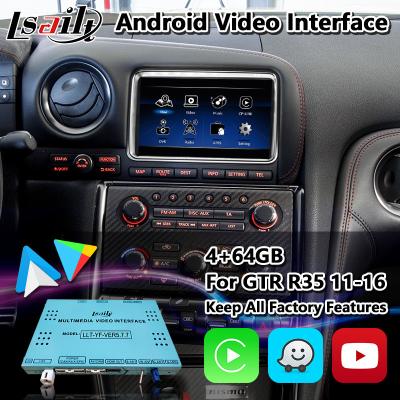 China Lsailt Android Multimedia Video Interface Carplay Voor Nissan GTR GT-R R35 Te koop