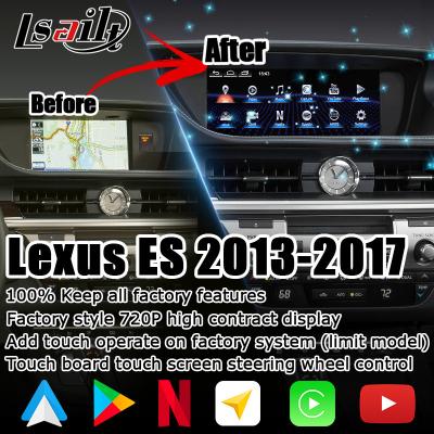 China ES300h ES250 ES350 Lexus Android Atualização de tela Carplay Android Auto Dash Cam 10,25 