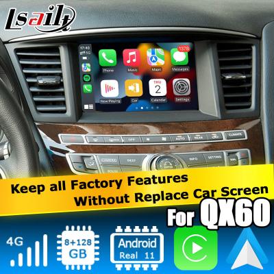 China Infiniti QX60 GPS Android Auto Carplay Navigationssystem Multimedia-Schnittstelle Android 11 8+128GB zu verkaufen