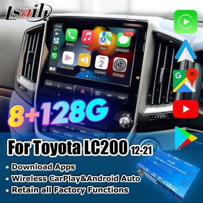 Cina Interfaccia di multimedia di Lsailt video con IOS/Android incorporato CarPlay per Land Cruiser 2016-2019 LC200 in vendita