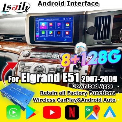 China Lsailt 8G Android Smart Infotainment Module for Nissan Elgrand E51 Series 3 Support CarPlay, YouTube, Headrest Screen for sale