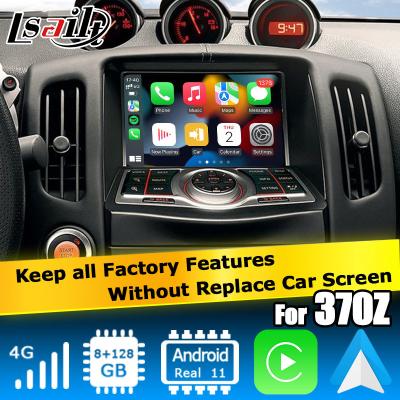 China Para la ROM carplay auto de la caja 4GB RAM 64GB de la navegación de Android de la vista posterior de Nissan 370z en venta