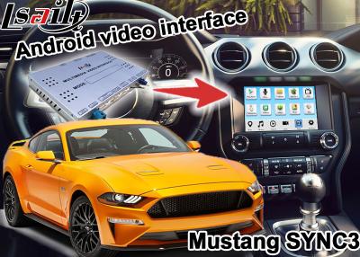 China Mustang SYNCHRONISIERUNG 3 Navigationskasten WIFIS BT Google Androids GPS Appsvideoschnittstellenradioapparat carplay zu verkaufen