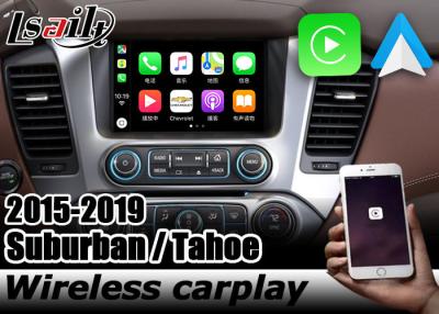 Κίνα Προαστιακό ασύρματο carplay κιβώτιο διεπαφών Tahoe Chevrolet με το αυτόματο παιχνίδι Lsailt Navihome GMC Yukon youtube androif προς πώληση