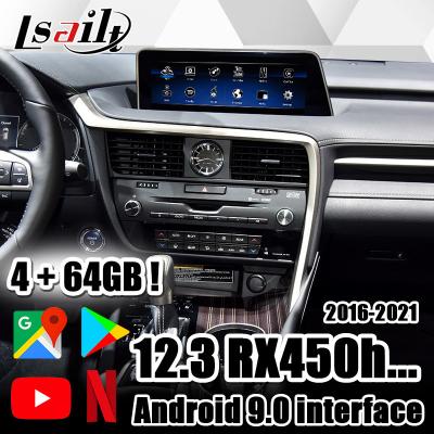 중국 Lsailt CarPlay/Android 비디오 인터페이스에는 NetFlix, YouTube, Waze, Lexus 2013-2021 RX450h RX350용 Google 지도 포함 판매용