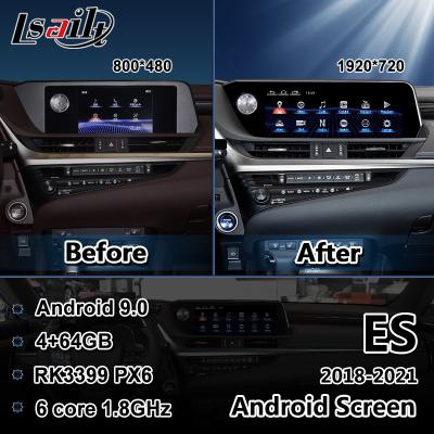 China Zoll Lexus Android Screen RK3399 Youtube Carplay Lsailt 12,3 für ES250 ES300h ES350 zu verkaufen