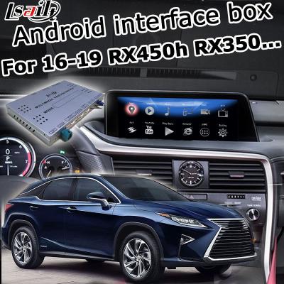 China RX350 RX450h Lexus Video Interface 16-19 Version 4GB RAM Android carplay Navigation Box for sale