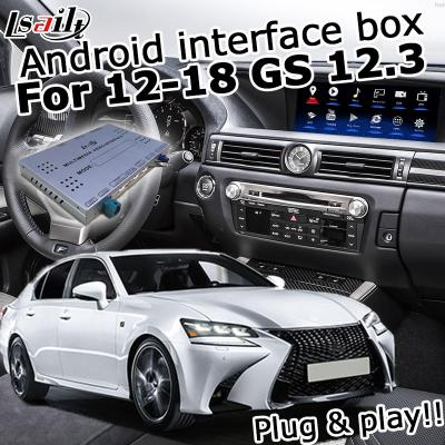 China Auto androide carplay de la caja video del interfaz de la navegación para la caja de la navegación de los Gps de Lexus Gs 2012-2019 GS350 GS450h en venta