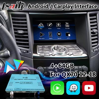 China 4+64GB Wireless Android Auto Interface Android Carplay für Infiniti QX70 QX50 QX60 Q70 zu verkaufen