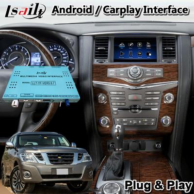 China Lsailt 4+64GB Android Video Interface Wireless Carplay para 2012-2017 Nissan Patrol Y62 en venta