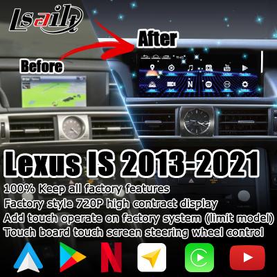 中国 10.25インチ アンドロイド 8+128 カープレイ アンドロイド オート 画面アップグレード HDMI Lexus IS200t IS350 IS300 販売のため