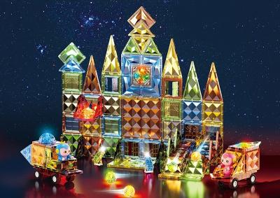 Chine 116PCS Blocs de construction magnétiques en diamant 3D pour jouets éducatifs pour enfants à vendre