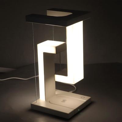 China Moderne PLA Magnetische Levitating Floating Wireless Led Light Schreibtischlampe zu verkaufen