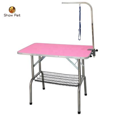 China Portable pet salon pet salon table dog grooming supply China beauty pet grooming table L size for petstores for sale