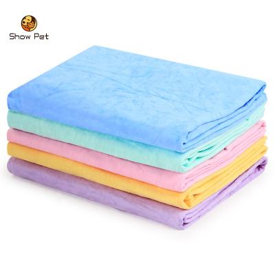 China 2019 Hot Selling Sustainable PVA Microfiber Dry Cleaning Pet Soft Bath Towel For Cat Dog for sale