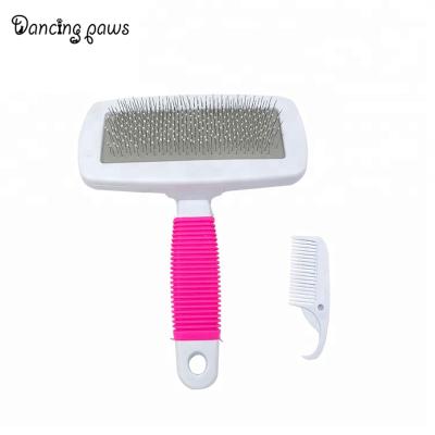 China Viable Cat Pet Comb Massager Fur Hair Remover Pet Brush In Stock for sale