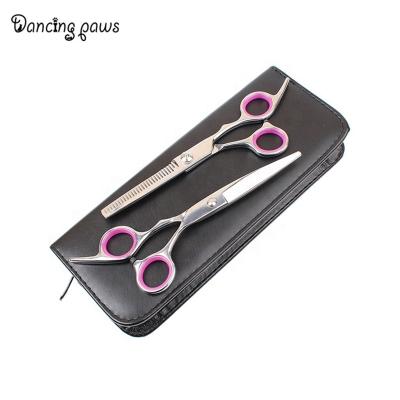 China Sustainable Wholesale Customized Eco - Friendly Cut Shaving Dog Grooming Scissors Set for sale