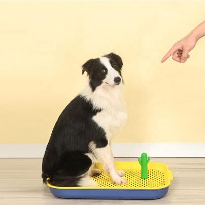 China S: Small Pets Within 50cm Desert Oasis Dog Toilet Color Barrier Dog Urinal Grid Pet Toilet Anti-splash S for sale