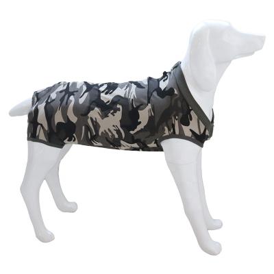 China Sustainable Dog Clothing After Surgery Camouflage Dog Cat Vest Clothing Anti-Rejection Protective Wounds for sale