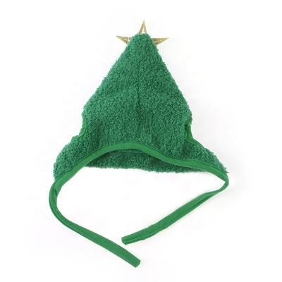 China Sustainable Pet Hats Christmas Headgear For Dogs Christmas Tree Hats For Cats Funny Headwear Supplies for sale