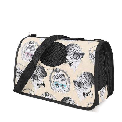 China Wholesale Breathable Cat Carrier Bag Foldable Dog Bag For Large And Midum Pets Size L Over 6 Colors for sale