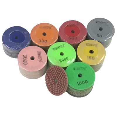 China Granite Ceramic Tile and Microcrystalline Stone 3 Inch Diamond Wet Polishing Pads for Granite Ceramic Tile and Microcrystalline Stone for sale