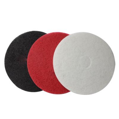 China Polish Pad 17 Inch Polish Pads For Concrete Natural Black White Red White Granite Marble Quartz Stone Cleaning Pad for sale