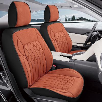 China Popular car seat cover fabric leather dustproof/non-slip/easy clean cushion with original design simple style for sale