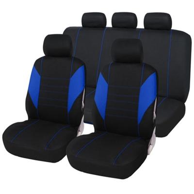 China Universal Auto Vehicle Seat Protector 5 Seat Cover Full Set Cloth Car Seat Covers Dustproof/Non-Slip/Easy Clean Seats for sale