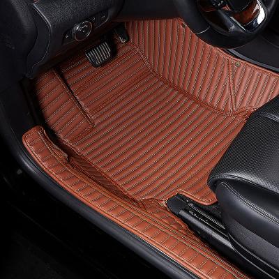 China Durable Using/OEM factory Guangzhou leather car floor mat custom size waterproof/non-slip/easy to clean with eco-friendly material for sale