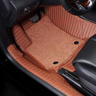 China Durable Using//Non-Slip/Easy To Clean 5D Needle Punched Floor Mats Car Anti Slip Leather Eco-Friendly Car Floor Mat Waterproof for sale