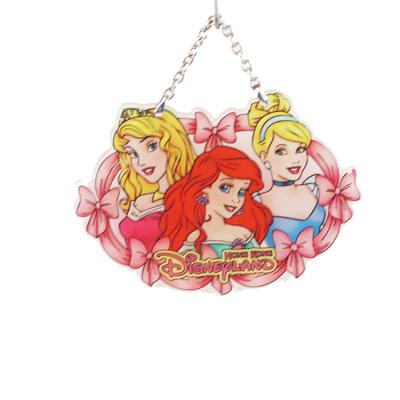 China Stained Decorative Princess Handmade Handmade Pendant Hangings Suncatcher Cartoon Three Glass Wall Window for sale