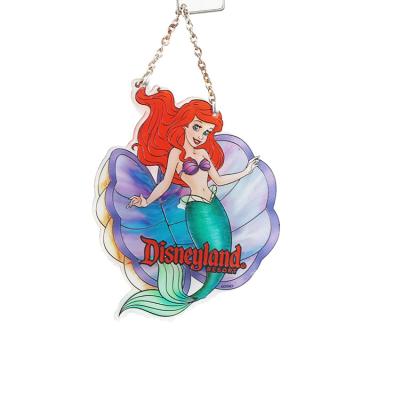 China Feature Hand Made Girl's Gift Mermaid Princess 3D Decoration Pendants Favorite Chromatic Ornaments for sale