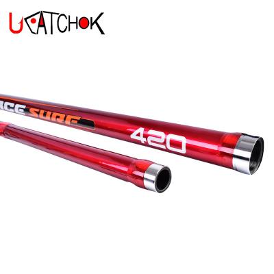 China UCATCHOK Carbon Lure 100-250g Weight Pure Carbon Fiber Carp Rod Casting Range 4.2M Long Far Pulled Surfcasting Fishing Rod for sale