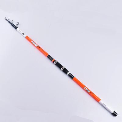 China Carbon 4.2M Multi-Sections Telescopic Long Mount Far Pulled Mixed Carbon Fiber Material Surfcasting Fishing Rod for sale